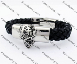 Skull Leather Bracelet KJB170189