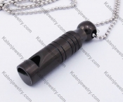 Black Whistle Pendant KJP110093
