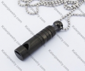 Black Whistle Pendant KJP110096