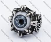 Black Eye Biker Ring KJR350241
