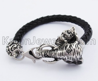 Elephant Clasp Leater Bracelet KJB550204