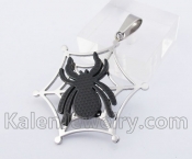 Stainless Steel Spider Pendant KJP140238