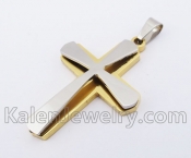 Gold Plating Cross Pendant KJP140328