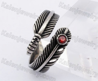 Ruby Feather Ring KJR370515