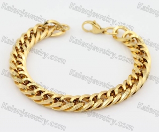 Gold Stainless Steel Bracelet KJB200213