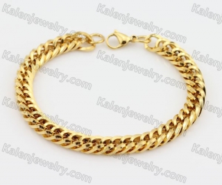 Gold Stainless Steel Bracelet KJB200214