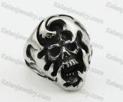 Stainless Steel Skull Ring KJR350282