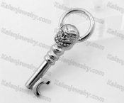 Stainless Steel Skull Key Pendant KJP330134