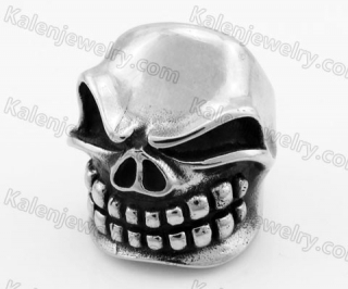 Stainless Steel Skull Ring KJR350315