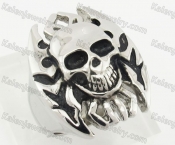 Stainless Steel Skull Ring KJR680013