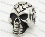 Stainless Steel Skull Ring KJR680016
