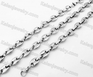 Steel Bracelet and Necklace Set KJS750037