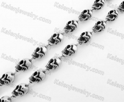 Stainless Steel Skull Necklace KJN170045