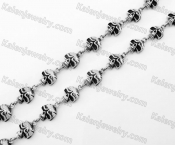 Stainless Steel Skull Necklace KJN170050