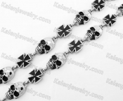 Stainless Steel Skull Necklace KJN170052