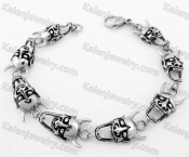 Stainless Steel Skull Bracelet KJB170273
