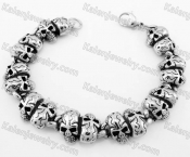 Stainless Steel Skull Bracelet KJB170280