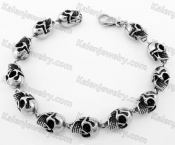 Stainless Steel Skull Bracelet KJB170283
