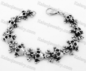 Stainless Steel Skull Bracelet KJB170285