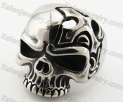 Stainless Steel Skull Ring KJR090397