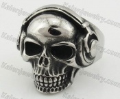 Stainless Steel Skull Ring KJR090401