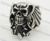 Stainless Steel Skull Ring KJR090403