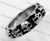 Stainless Steel Skull Ring KJR370586