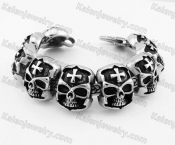 Stainless Steel Skull Bracelet KJB100142