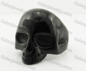 Black Stainless Steel Skull Ring KJR010329