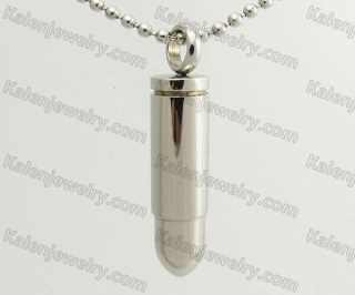 Stainless Steel Bullet Pendant KJP570065