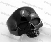 Black Stainless Steel Skull Ring KJR330192
