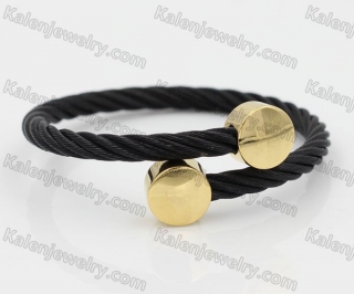 Stainless Steel Wire Cable Bangle KJB850007