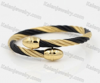 Stainless Steel Wire Cable Bangle KJB850043
