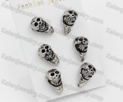 Stainless Steel Skull Ear Studs KJR830010