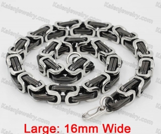 Large Steel Necklace KJB550R139