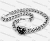 Stainless Steel Skull Necklace KJN520002