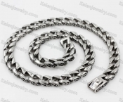 Steel Casting Necklace KJN200002