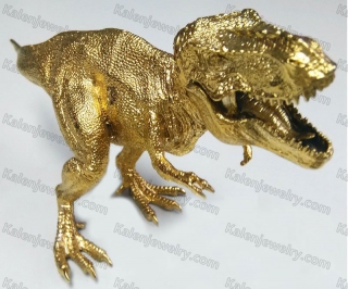 IPG Gold Plating 316 Steel Tyrannosaurus Rex Decoration KJYA00010