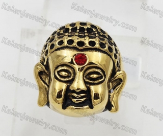 Gold Buddha Ring KJR010474