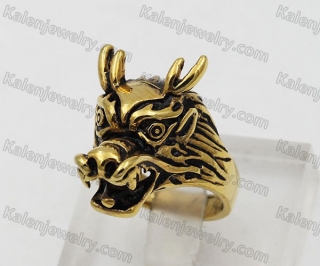 Gold Dragon Ring KJR900052