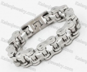 240×18mm Stainless Steel Motorcycle Chain Bracelet KJB710126