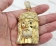 Gold Plating Steel Jesus Avatar Pendant KJP260076