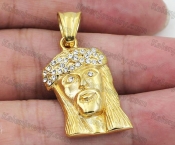 Gold Plating Steel Jesus Avatar Pendant KJP260083