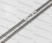 Retro Black Inside Steel Necklace KJN150627