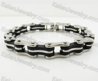 10.5 mm wide Bicycle Chain Bracelet KJB220169