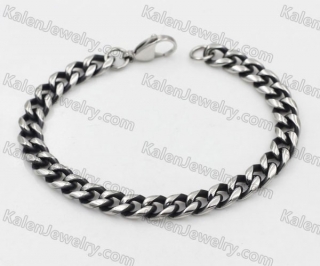 Retro Black Inside Steel Bracelet KJB570095