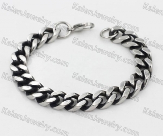 Retro Black Inside Steel Bracelet KJB570100
