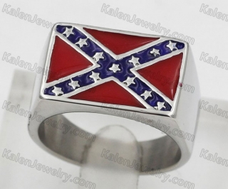 Confederate Flag Ring KJR680107