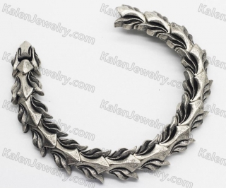 Ancient Silver Plating Steel Bracelet KJB36-0520