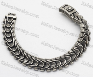 Ancient Silver Plating Steel Bracelet KJB36-0521